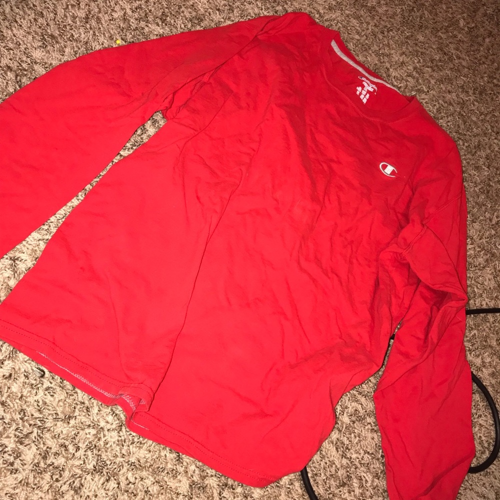 Long Sleeve Red Champions Shirt! $5